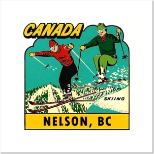Nelson BC Ski Vintage Posters and Art